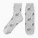 Men's socks "grenades", gray color, size 25