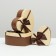 A set of boxes 3V1 hearts, brown, 21 x 19 x 9 - 15.5 x 14 x 6 cm