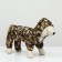 Combiason for dogs, demi -season with a lining, size L (DS 32, OG 48 cm), camouflage
