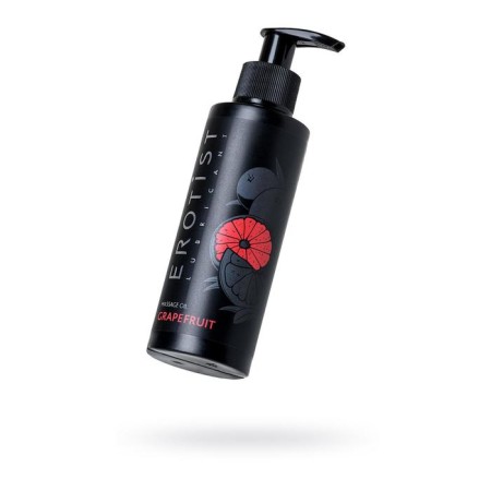 Erotist massage oil, edible, with the taste of grapefruit, 150 ml