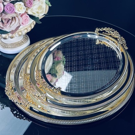 Set of trays Lenardi, Round, 3 pcs