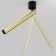Technical C141CL-L300-6W3K-BBS Focus T, 30x30x341 mm, LED, 6W, 280LM, 3000K, Black Black and Brass