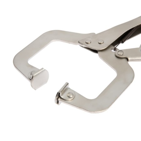 Hand tundra clamp, point capture, movable sponges, with a latch, 275 mm-1