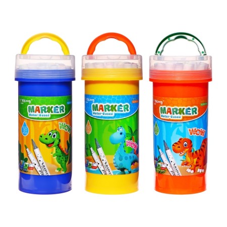 A set of markers 18 colors is bilateral, in plastic tube mix-1