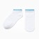Women's socks, white/blue color, size 38-41