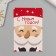 Cardboard "Happy New Year" set 10 pcs (5 types) 4x6 cm