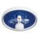 Lamp "Astronaut" LED 48W White-blue 47x47x15 cm Bayerlux