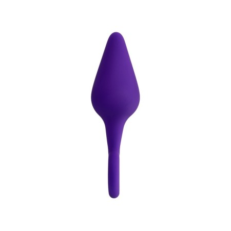 Anal plug, waterproof, silicone, purple, 11.5 cm, D 3.3 cm-4