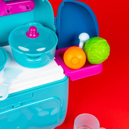 Kitchen game set "Kitchen", cold heart, in a backpack-10