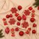 Set of jewelry plastic 22 pcs "Wonderful Day" red