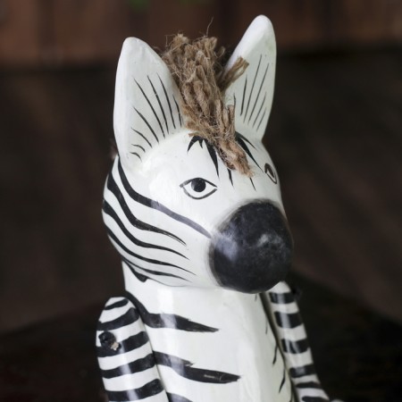 Souvenir "Zebra" hanging paws, wood 4.5x9x25 cm-2