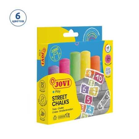 Fields Color 6 colors, Jovi, round, for kids