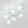 Ceiling Citilux “Virta” CL139260, 86x40x18.5 cm, 6x60W, E14, Gray color