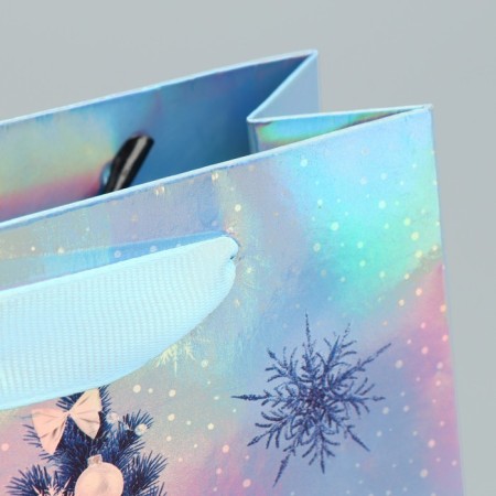 Laminated vertical “Happiness in the New Year”, S 12 x 15 x 5.5 cm, New Year-4
