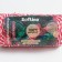Yarn 100% cellulose "Softino Raffia Color Melange" Washed, red 100m ± 2m 87 g