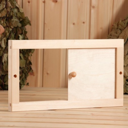 Ventilation grille with a valve, large, 38x0.25x25 cm