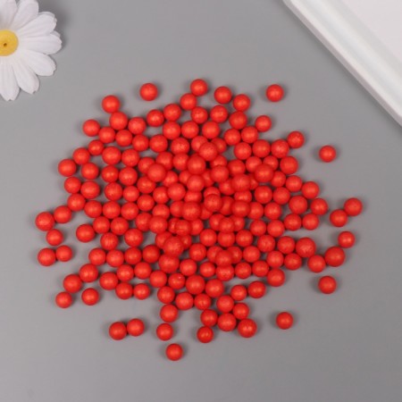 Decor for creativity Polyn -plast "Assorted balls" Red set 10 grams-1