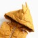 Children's vest, mustard color, height 98 cm