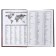 The diary is low on the stitch, A5, 160 sheets, cardboard 7BC, matte lamination, selective varnish "Delicate flower"