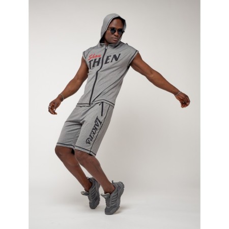 Sports suit men's, size 46-48, light-gray color-6