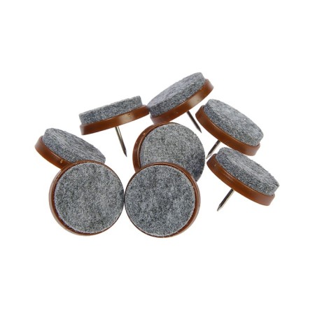 Furniture round tundra, d = 28 mm, 8 pcs., Brown color