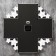 Photo frame plastic in 4 photos 10x15 cm with clocks "Flower" white 42x42 cm
