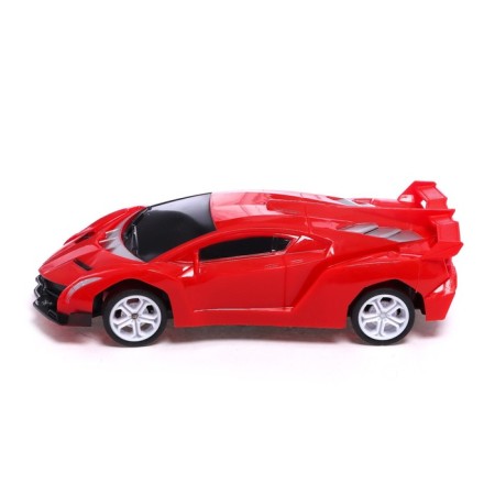 Radio -controlled machine "Supercar", 1:20, works from the battery, the color of the red-1