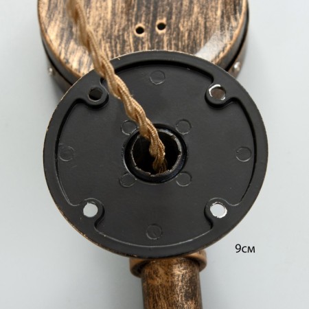 Sconces "Fortel" 3he27 40W bronze 55x10x56cm-9