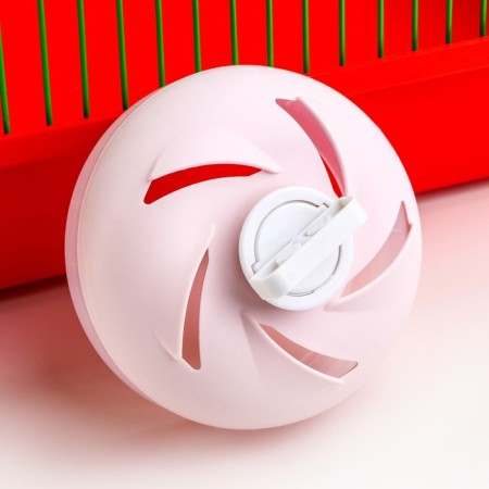 The wheel for rodents is quiet, 11 cm, pink-1