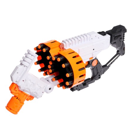 Blaster "Fast", shoots with soft bullets, works from batteries-7