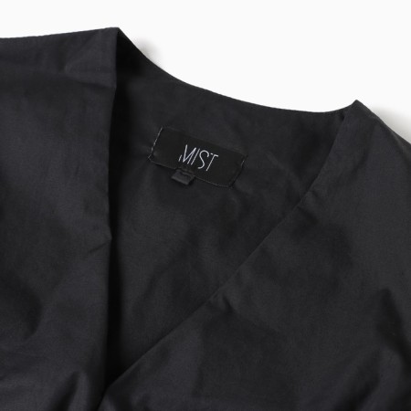 Women's shortened shirt MIST Summer Time, size 44, black-7