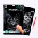 Engraving "kitten" with a metallic effect "silver" A4