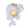 Children's wall clock "Elephant", discrete move, pendulum, 24.5 x 36 x 5.5 cm