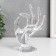 Souvenir polystone stand for jewelry "Hand" transparent 16.5x8 cm