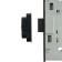 Locking magnetic Lockland ZLK5BL, Black, M/O 96 mm.