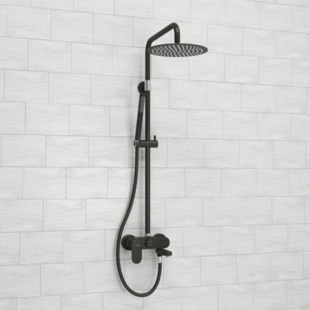 The shower system wasserkraft a174.258.217.cb, tropical shower, shower, black-1