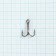 The hook of triple Volzhanka Treble Hook Stronger No. 6, 5 pcs