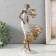 Polystone souvenir "Girl with a scarf. Wind" for bronze 12.5x8.5x25 cm