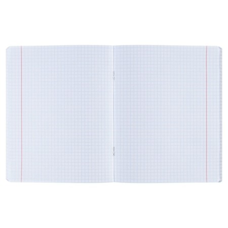 A notebook of 96 sheets in a cage on a clip "Animals", cover coated cardboard, glossy lamination, mix-1