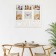 Wall watches with photo frames "Family", silent, 41 x 46 cm, white, aa
