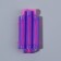 Bigudi for a basal volume, 5.7 × 3 × 1 cm, 6 pcs, pink/purple color