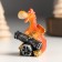 Polystone souvenir "Dragon with coins and cannon" MIX 5.8x4x5.6 cm