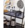 Metal candlestick "Liszt", 21 × 15 × 35 cm, black color
