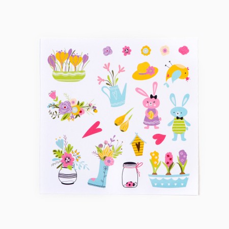 Origami set for creativity "Flowers"-4