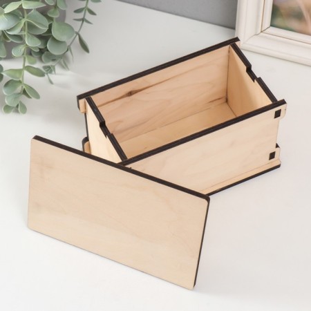Casket for painting Castle 16x10x9 cm, Plywood 6mm-1