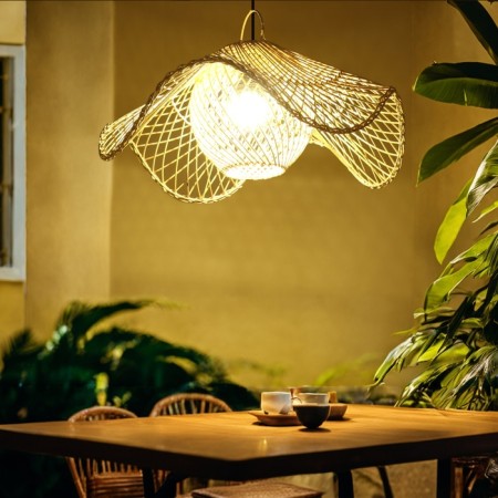 Ceiling lamp from the rattan "Chandra", 1 × 120 W, E27, 50 × 50 × 30 cm