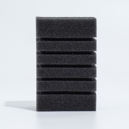 Rectangular sponge for the turbo filter No. 5, 6 x 8 x 12 cm, gray-1