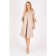 Female dress, size 44, beige color