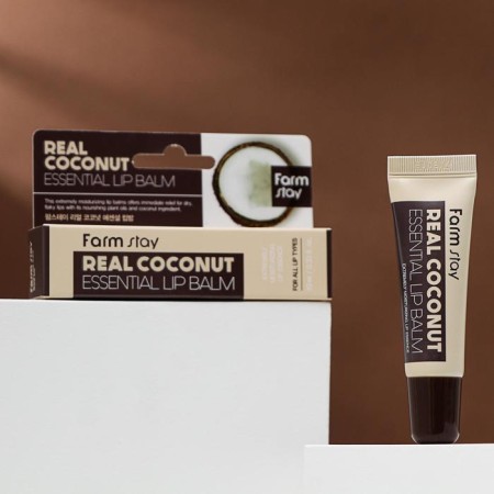 Farmstay lip balm, with coconut extract, 10 ml