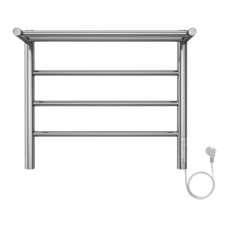 Terminus heated towel rail "Aurora" P4, 500x450 mm, right, chrome